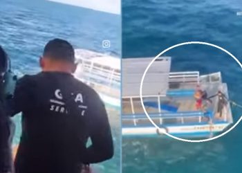 Quatro pessoas são resgatadas da embarcação que ficou à deriva na costa de Sergipe