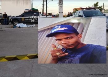 CAMPO DO BRITO: Homem é assassinado a facadas em bar e polícia divulga foto do suspeito