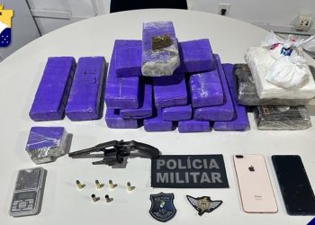 Polícia apreende arma, drogas e desarticula esquema de tráfico em Itabaiana