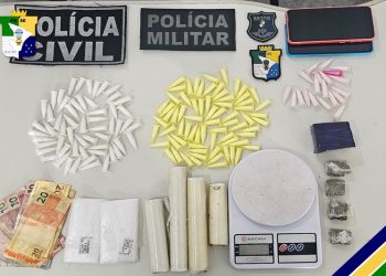 Polícia prende casal e apreende drogas em Itabaiana