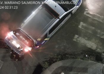 Dupla suspeita de furtar a fiação elétrica de um estabelecimento comercial são presos