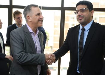 Diretoria da Iguá Saneamento visita presidente da Alese