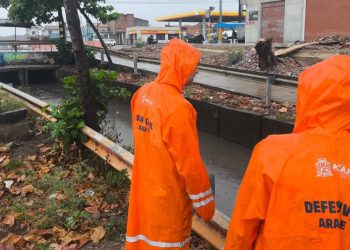 Defesa Civil de Aracaju monitora áreas de risco após chuvas intensas