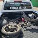 Polícia encontra moto desmontada em terreno baldio em Aracaju