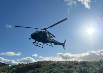 GTA realiza resgate aeromédico de homem em trilha na serra de São Domingos