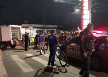 Ciclista morre atropelada por caçamba no Bairro Santos Dumont