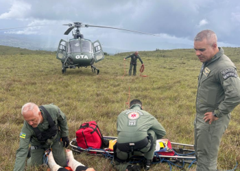 GTA resgata jovem ferida em trilha na Serra de Itabaiana