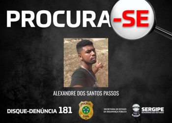 DHPP divulga imagem de foragido acusado de homicídio e tentativa de feminicídio em Aracaju