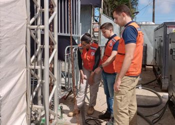 Defesa Civil conclui vistoria para abertura do Forró Caju 2025 no Augusto Franco