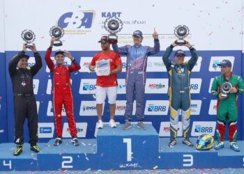 Kartistas brilham sob tempo instável nas finais do Grupo 1 da Copa Brasil em Aracaju