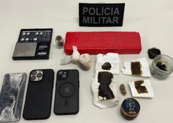 VEJA O VÍDEO: Polícia prende casal com drogas em condomínio de luxo no Bairro Jardins