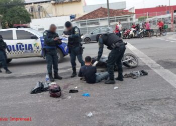 Homem sofre tentativa de homicídio e moto táxi é vítima de bala perdida