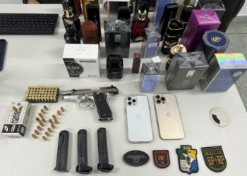 Radiopatrulha prende homem com pistola e munições em Aracaju