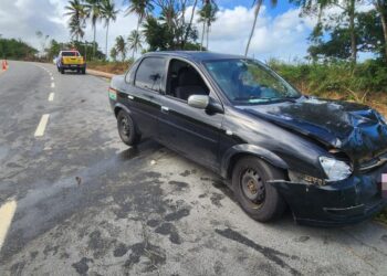 Acidente é registrado na SE-368, em Santa Luzia do Itanhy