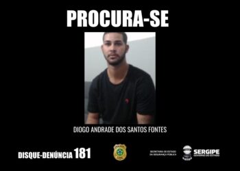 Polícia divulga imagem de foragido investigado por homicídio em Itaporanga D’Ajuda