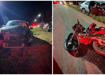 Colisão frontal deixa um morto e um ferido na SE-175, em Nossa Senhora Aparecida