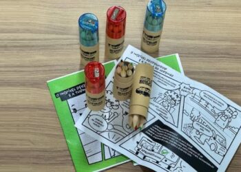 Setransp promove ação que oferece aos pequenos a chance de ilustrar ônibus do transporte público