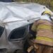 Bombeiros resgatam vítimas de capotamento na BR-101, em Sergipe