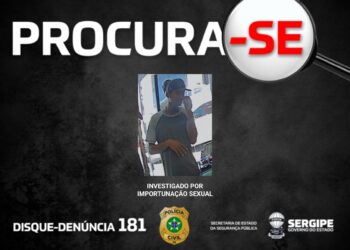 Polícia procura suspeito de importunação sexual no centro de Aracaju