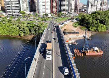 Obras da nova ponte Godofredo Diniz provocam mudanças temporárias no trânsito em Aracaju