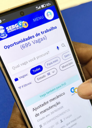 Governo de Sergipe oferta 1.015 vagas de emprego pelo GO Sergipe