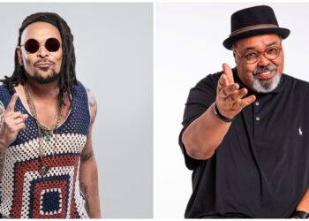 Jau e Jorge Aragão se apresentam juntos no Projeto Pôr do Jau em Aracaju