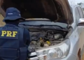 PRF recupera veículo roubado na BR-235 em Frei Paulo