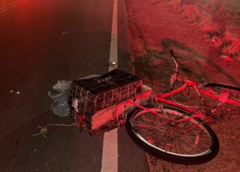 Ciclista morre após colisão traseira na rodovia entre Riachuelo e Malhador