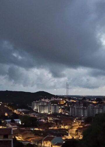 Defesa Civil de Aracaju emite Alerta Amarelo para chuvas e ventos intensos
