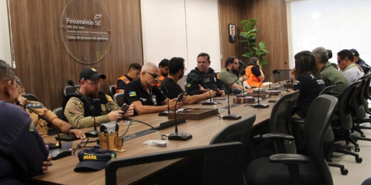 SSP de Sergipe e Fecomércio discutem estratégias de segurança para o aniversário de Aracaju
