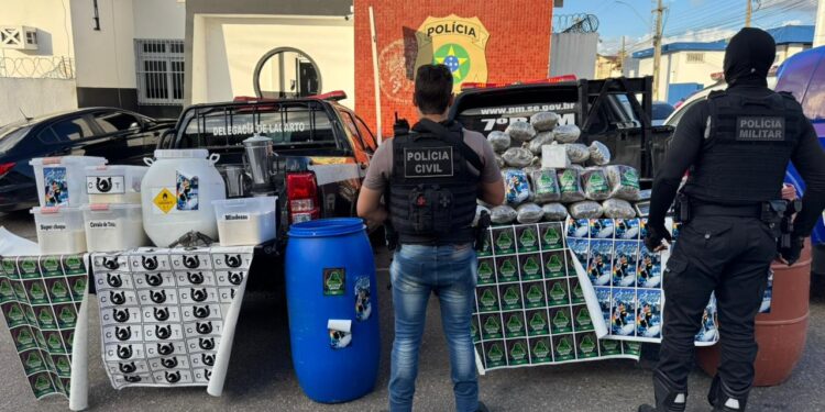 Operação policial apreende 30 kg de drogas e desarticula grupo em Lagarto