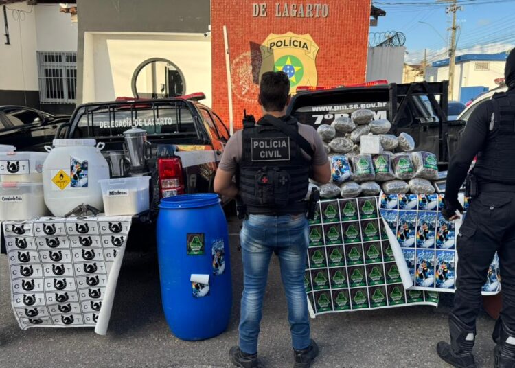 Operação policial apreende 30 kg de drogas e desarticula grupo em Lagarto