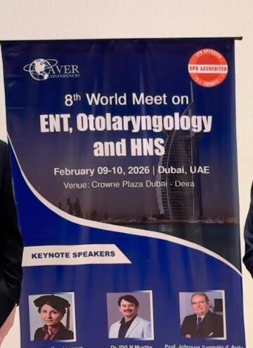 Otorrinolaringologistas sergipanos palestram em congresso internacional em Dubai