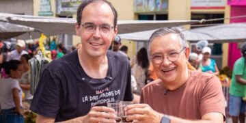 Em Ribeirópolis, Eduardo Amorim se reúne com o deputado Georgeo Passos e lideranças