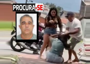Homem que agrediu esposa por causa de suposta amante está sendo procurado pla polícia