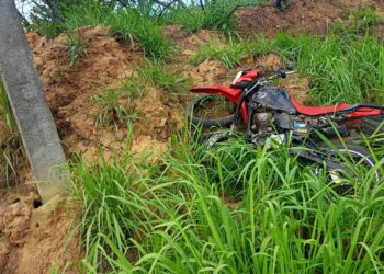 Colisão entre carro e motocicleta é registrada na SE-245, em Riachuelo