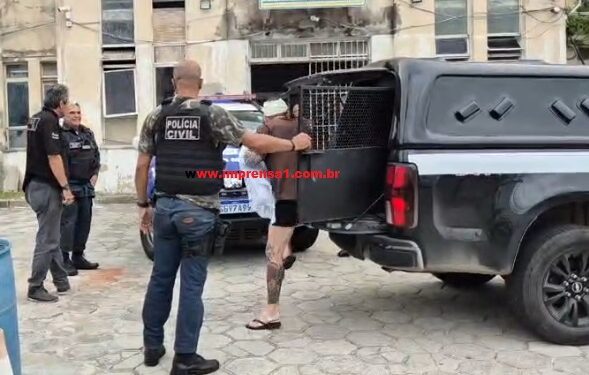 Policial Penal suspeito de matar namorada dentro de hotel recebe alta e é levado para o presídio