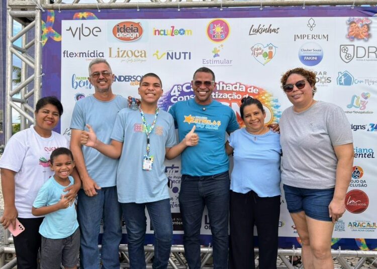 Caminhada em Aracaju reforça conscientização sobre o autismo e inclusão social