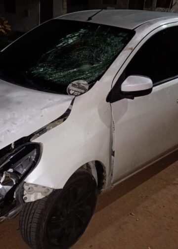 Colisão entre carro e motocicleta deixa ferido em Porto da Folha/SE