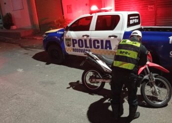 BPRv apreende motocicleta com sinais adulterados em Simão Dias
