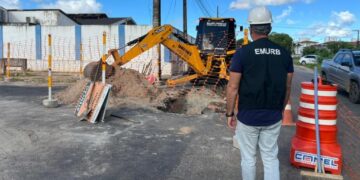 Iguá inicia substituição da rede de água na Avenida Maranhão após vazamentos comprometerem obra