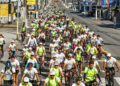 Passeio ciclístico reúne cerca de 600 pessoas durante campanha Maio Amarelo em Aracaju