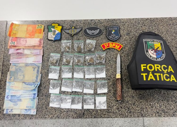 Homem é preso por suspeita de tráfico de drogas em Areia Branca