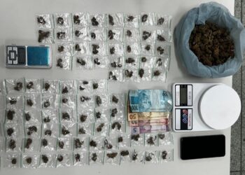 Polícia prende suspeito e apreende drogas no Jardim Centenário