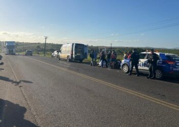 Acidente na SE-270 deixa mulher ferida e homem é preso suspeito por embriaguez em Lagarto