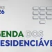 Candidatos à Presidência cumprem agendas de campanha neste fim de semana