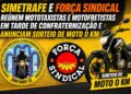 Simetrafe promove confraternização para filiados com sorteio de moto 0 km em Aracaju