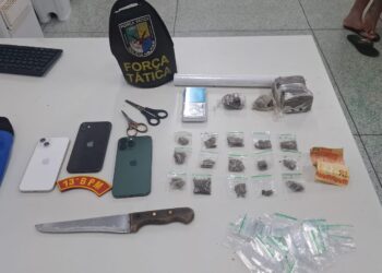 PM recupera três celulares roubados na Orla de Atalaia, em Aracaju