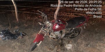 Passageiro morre após veículo sair da pista e cair às margens da SE-200, em Porto da Folha
