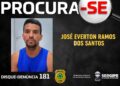 Polícia divulga imagem de investigado por violência doméstica em Tobias Barreto